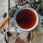 Herbata z cytryną i imbirem